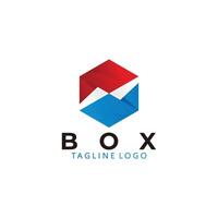 Box Logo Symbol isoliert vektor