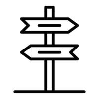 gerichtet Paneele Linie Symbol Design vektor