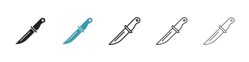 Messer Symbol einstellen vektor
