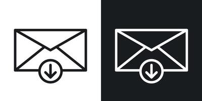 Posteingang Symbol einstellen vektor