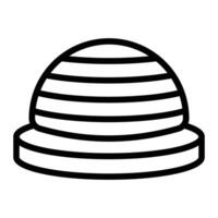 bosu Ball Linie Symbol Design vektor