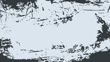 abstrakt svart färga bläck grunge i vit bakgrund vektor