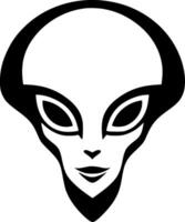 Außerirdischer - - minimalistisch und eben Logo - - Illustration vektor