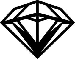 Diamant - - hoch Qualität Logo - - Illustration Ideal zum T-Shirt Grafik vektor