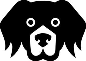 Hund - - minimalistisch und eben Logo - - Illustration vektor