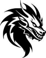 Drachen - - hoch Qualität Logo - - Illustration Ideal zum T-Shirt Grafik vektor