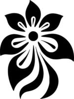 blomma - minimalistisk och platt logotyp - illustration vektor