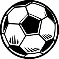 fotboll - minimalistisk och platt logotyp - illustration vektor