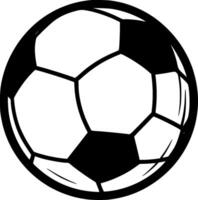 Fußball - - minimalistisch und eben Logo - - Illustration vektor