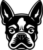 Französisch Bulldogge, minimalistisch und einfach Silhouette - - Illustration vektor