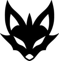 Fuchs - - minimalistisch und eben Logo - - Illustration vektor