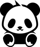 Panda - - hoch Qualität Logo - - Illustration Ideal zum T-Shirt Grafik vektor