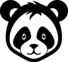 Panda - - hoch Qualität Logo - - Illustration Ideal zum T-Shirt Grafik vektor