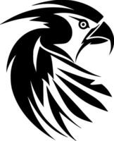 Papagei - - hoch Qualität Logo - - Illustration Ideal zum T-Shirt Grafik vektor