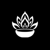 Pflanze - - minimalistisch und eben Logo - - Illustration vektor