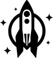 Rakete - - hoch Qualität Logo - - Illustration Ideal zum T-Shirt Grafik vektor