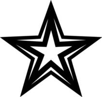 Star - - minimalistisch und eben Logo - - Illustration vektor