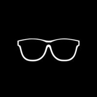 Sonnenbrille, schwarz und Weiß Illustration vektor