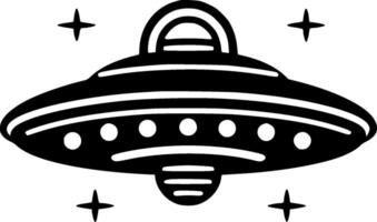UFO - - hoch Qualität Logo - - Illustration Ideal zum T-Shirt Grafik vektor