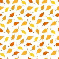 höst löv mönster design vektor