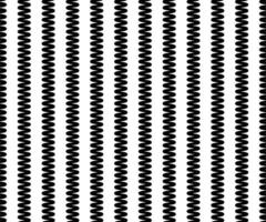 zick Zack Linien Muster. schwarz wellig Linie auf Weiß Hintergrund. abstrakt Welle, Illustration vektor