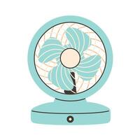 modern tragbar Fan. Tabelle Fan, Hand Fan. Mini elektrisch Ventilator vektor