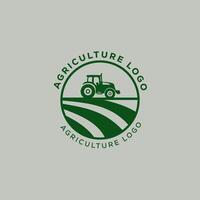 Traktor Logo Design Vorlage, Landwirtschaft Logo Vorlage, Landwirtschaft Logo Vorlage vektor