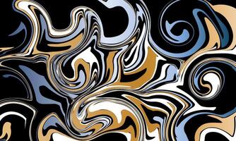 bunt Flüssigkeit abstrakt Marmor Öl Farbe Hintergrund. vektor