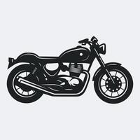 motorcykel svart motorcykel illustration symbol grafisk vektor