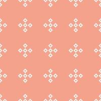 ethnisch geometrisch Stoff Muster Kreuz Stich.Stickerei ethnisch orientalisch Pixel Muster Rose Rosa Gold Pastell- Hintergrund. abstrakt, Illustration. Textur, Kleidung, Schal, Dekoration, Seide Hintergrund. vektor