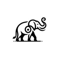 elefant översikt illustration vektor