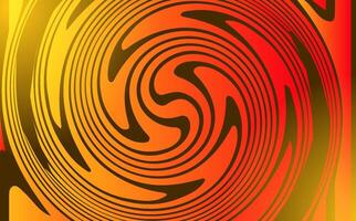 orange virvla runt cirkel abstrakt bakgrund design vektor