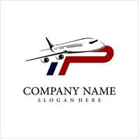 flygplan logotyp design illustration vektor