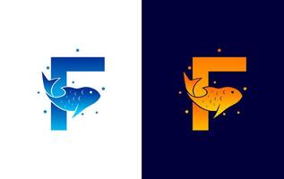 fisk logotyp symbol illustration design vektor