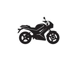 Motorrad Symbol und Symbol Vorlage Illustration. Motorrad Silhouette. vektor