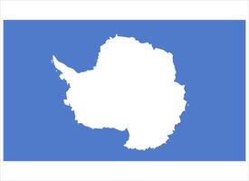 antarctica nationell flagga vektor
