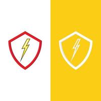 flash thunderbolt logotyp mall vektor