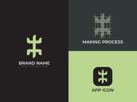 Fachmann Marke und Geschäft Logo Design vektor