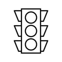 der Verkehr Licht Symbol Design Vorlagen einfach und modern Konzept vektor