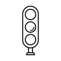 der Verkehr Licht Symbol Design Vorlagen einfach und modern Konzept vektor