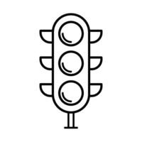 der Verkehr Licht Symbol Design Vorlagen einfach und modern Konzept vektor