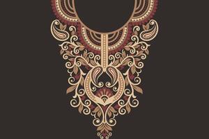 halsband mönster bakgrund geometrisk etnisk orientalisk ikat sömlös mönster traditionell design för bakgrund, matta, tapet, Kläder, omslag, batik, tyg, illustration broderi. vektor