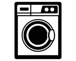 tvättning maskin ikon illustration vektor