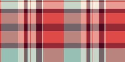 kompliziert Textur Textil- , leer prüfen Muster Hintergrund. Frankreich Stoff Tartan Plaid nahtlos im rot und Pastell- Farben. vektor