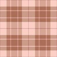 Stoff Hintergrund von Textur Tartan Muster mit ein prüfen Textil- Plaid nahtlos. vektor