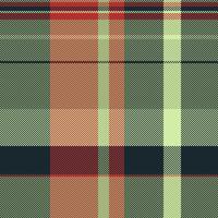 Hintergrund Muster prüfen von Textur nahtlos mit ein Stoff Textil- Tartan Plaid. vektor