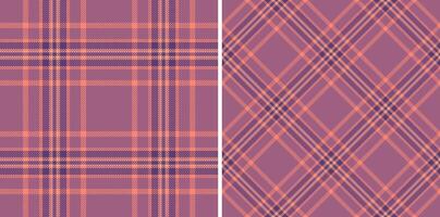 nahtlos Textil- Muster von Tartan Hintergrund Textur mit ein prüfen Plaid Stoff. vektor