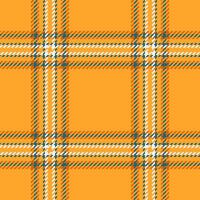 Textil- Hintergrund Muster von Stoff prüfen nahtlos mit ein Plaid Textur Schottenstoff. vektor