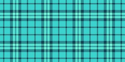 spärlich Textil- Muster Textur, Rau nahtlos Plaid Stoff. Performance Tartan Hintergrund prüfen im blaugrün und cyan Farben. vektor