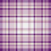 Hintergrund Tartan von nahtlos Textur Plaid mit ein Stoff Textil- prüfen Muster. vektor